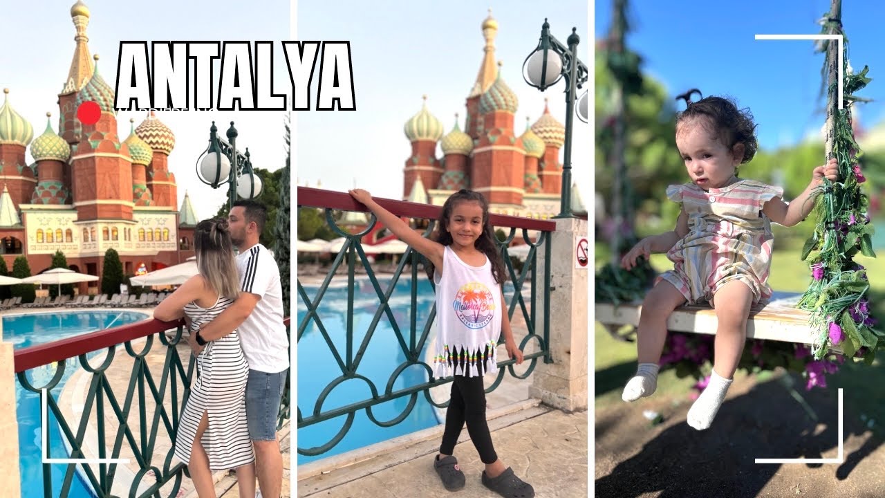 3 GÜN KAFA TATİLİ 🥳 ANTALYA TATİLİMİZ BAŞLADI 🥰KREMLİN PALACE OTEL TURU 🇹🇷