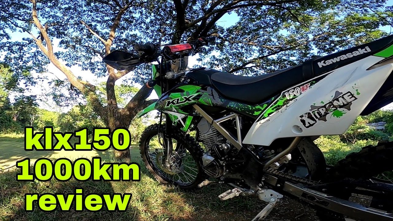 KLX150 BF 1000KM REVIEW AND UPDATE comodo trail site