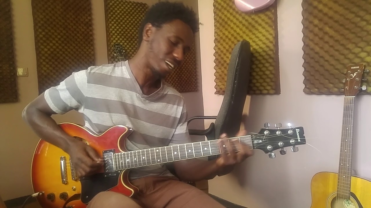 Amazing Ethiopian Guitarist  Gobeze (Solo Jazz Guitar)