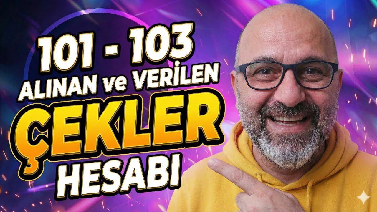 Alınan Çekler - Verilen Çekler ve Ödeme Emirleri Hesabı Nedir ? #muhasebe #muhasebeeğitim