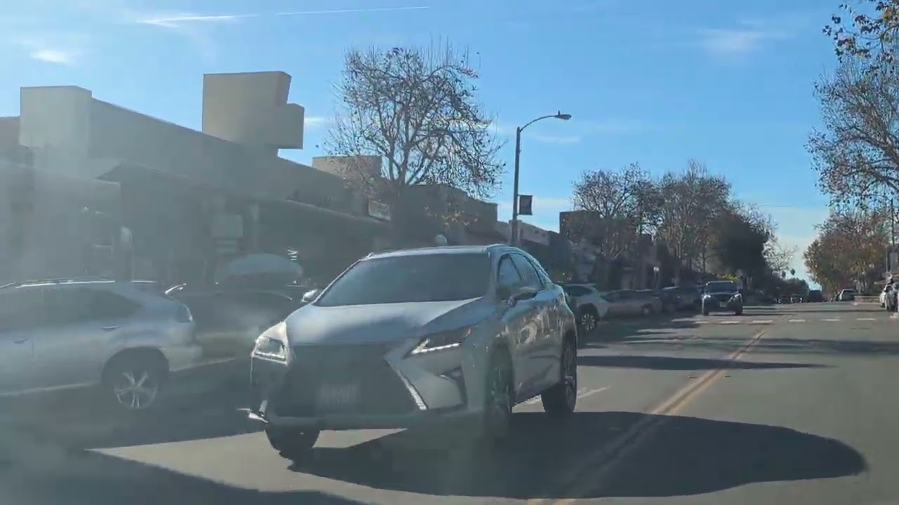 Cruising Down - Sierra Madre (Old Town) and Altadena, CA