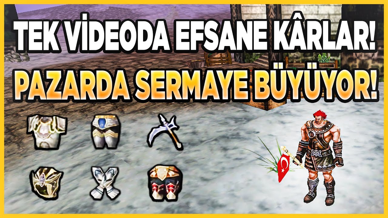 TEK VİDEODA EFSANE KÂRLAR ! | PAZARDA SERMAYE BÜYÜYOR ! | Knight Online Pazar #2 #knightonline