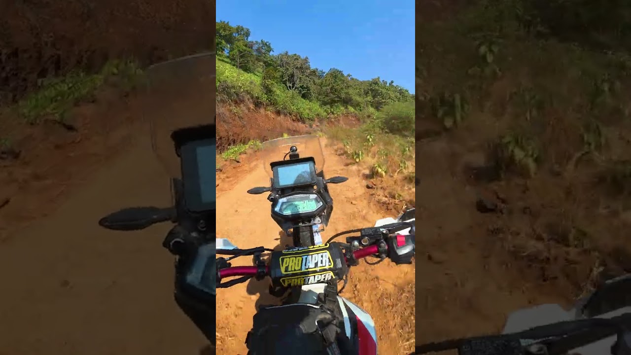 Rocky Pass climb video vertical | Pune off roading by @MotorcycleTrails  | Nikhil Sood