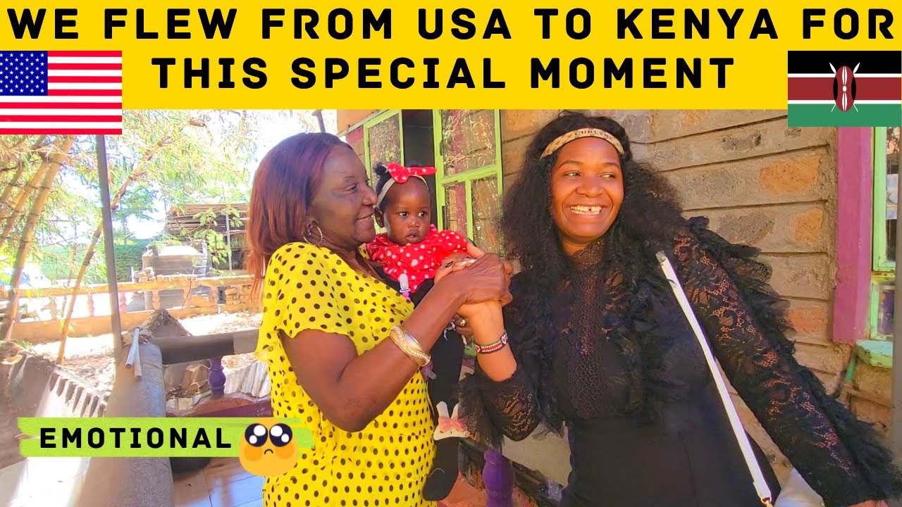 WE FLEW TO NAIROBI KENYA FOR THIS SPECIAL MOMENT