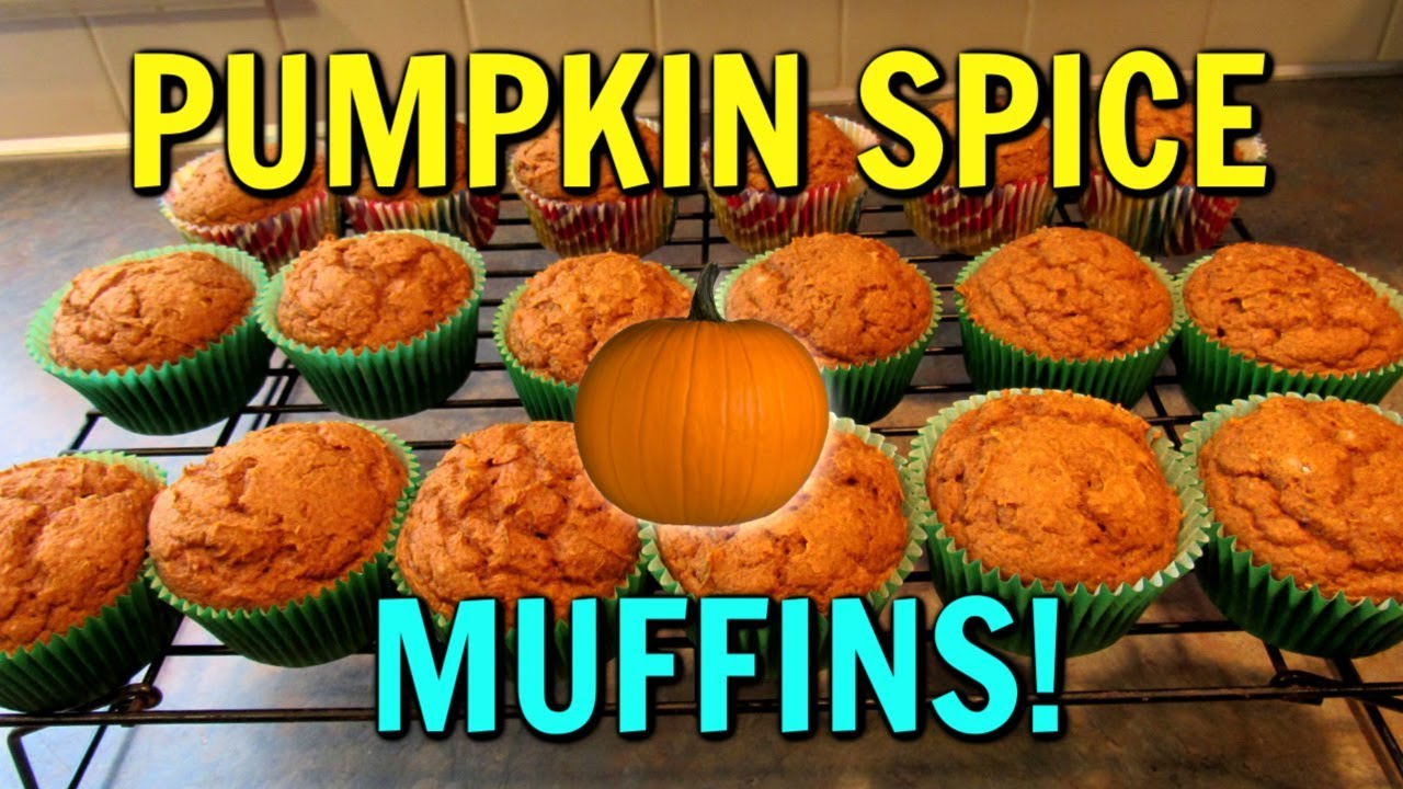 PUMPKIN SPICE MUFFINS!  So Easy!  Using a Cake Mix!