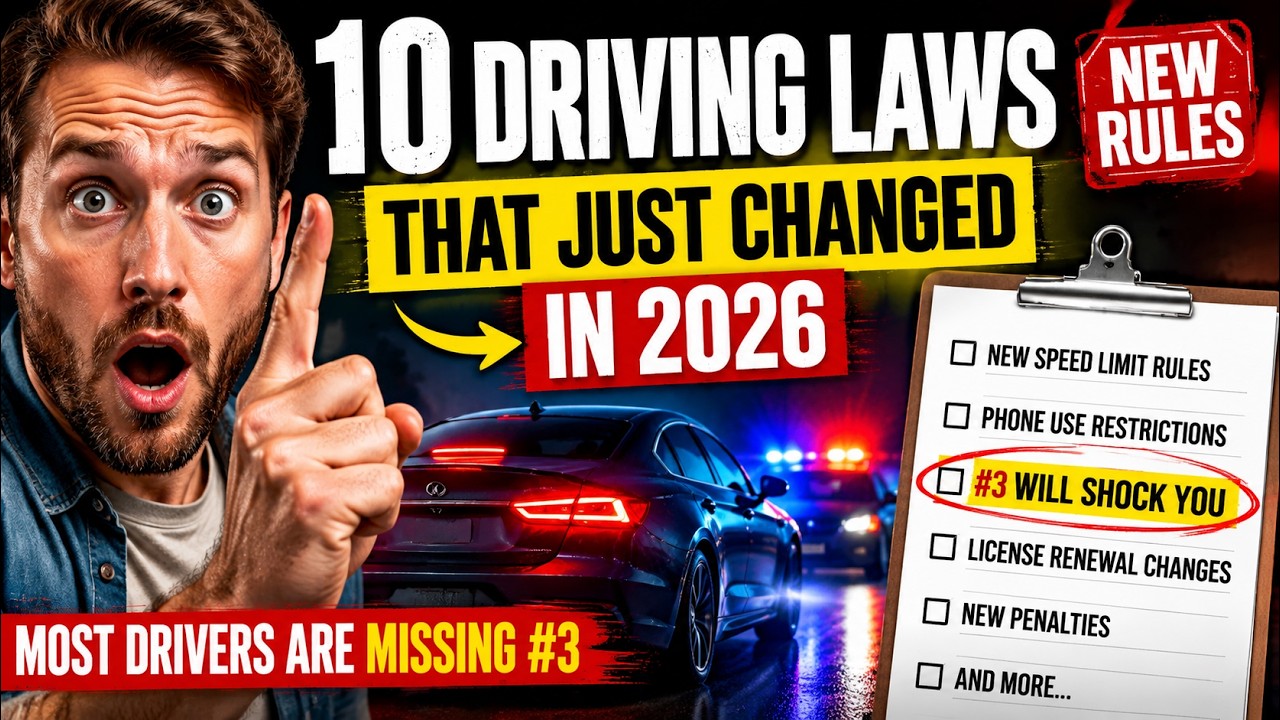 10 Driving Laws Just Changed in 2026 &mdash; Most Drivers Don&rsquo;t Know #3