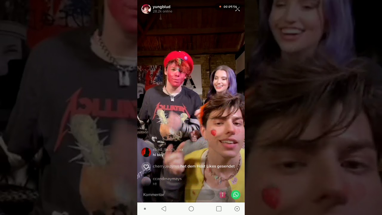 Yungblud TikTok live 09.12.20