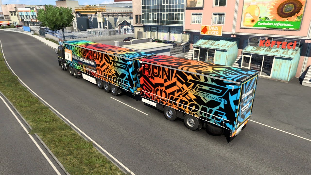 GKVFJX GAMING 21/10/2023 ETS2 1.48.5.72S KRONE TRAILERS - MISSION RECORD RUN OWN SCS 1.48
