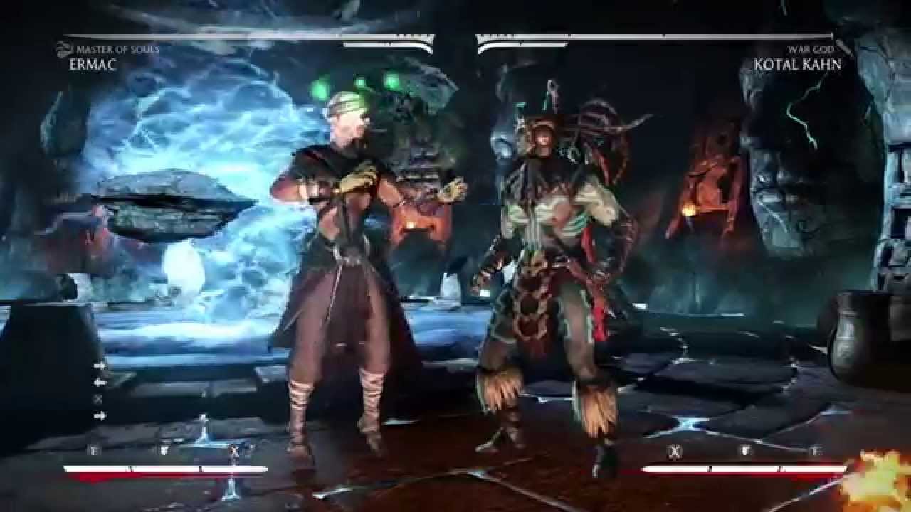 MKX - Ermac 100% 50/50 Reset Midscreen Combo Tutorial