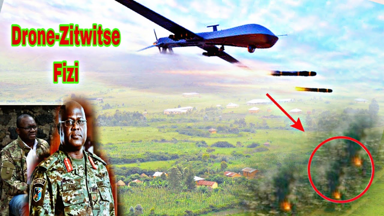 NGAYO AMAKURU ATEYUBWOBA NONEHO IBITERO BYA DRONE BIKOZE ISHYANO MUBARWANYI MA M23 MURI FIZI