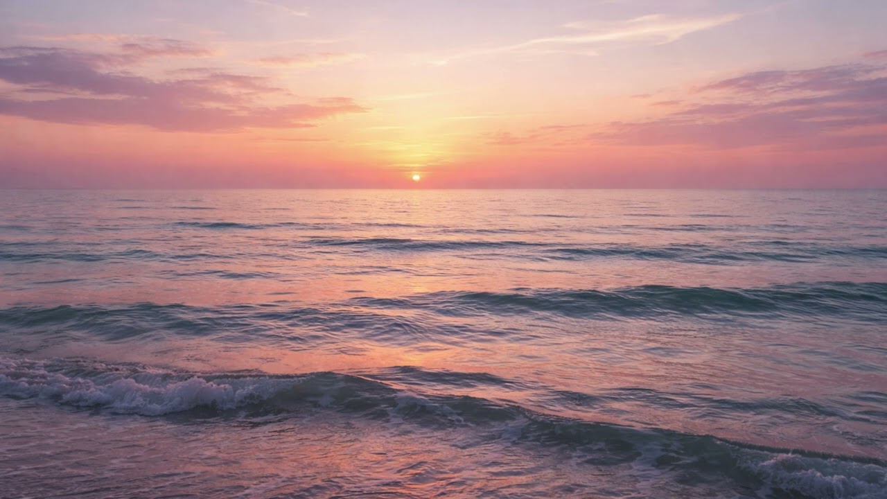 Pastel Waves 🌊 | Calm Ocean Lo-Fi for Relaxing Evenings