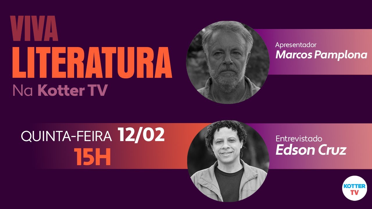 Viva Literatura #02 | Marcos Pamplona entrevista Edson Cruz