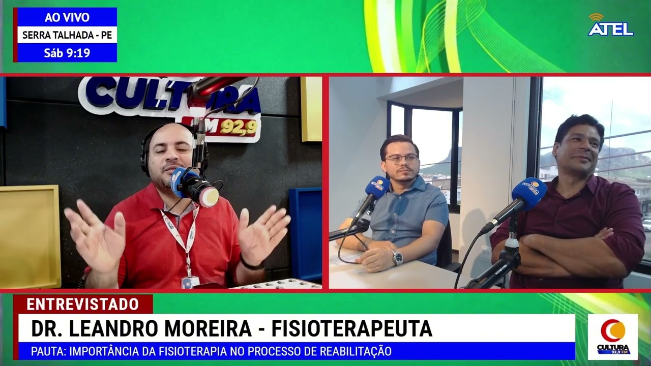 ENTREVISTA: DR. LEANDRO MOREIRA FALA SOBRE A IMPORTÂNCIA DA FISIOTERAPIA NA REABILITAÇÃO