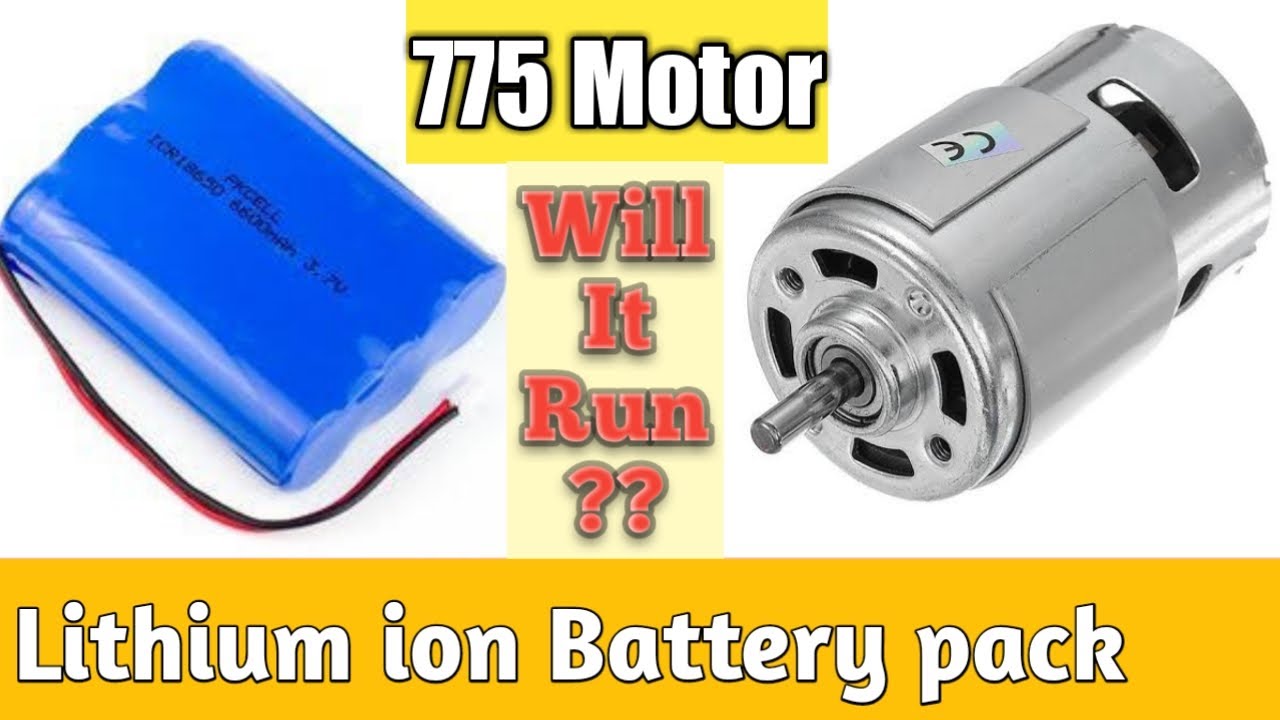 775 Motor in 12v Lithium Ion Battery Pack
