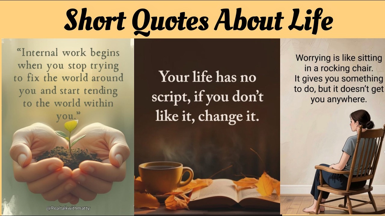 Best Short Quotes About Life | Inspirational Life Quotes | Short English Quotes