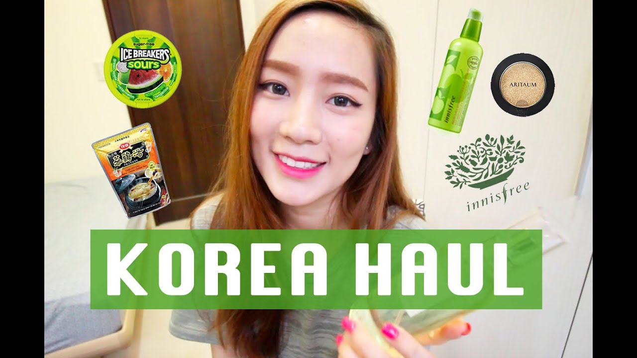 Korea Haul: Fashion Items, Groceries, & Cosmetics