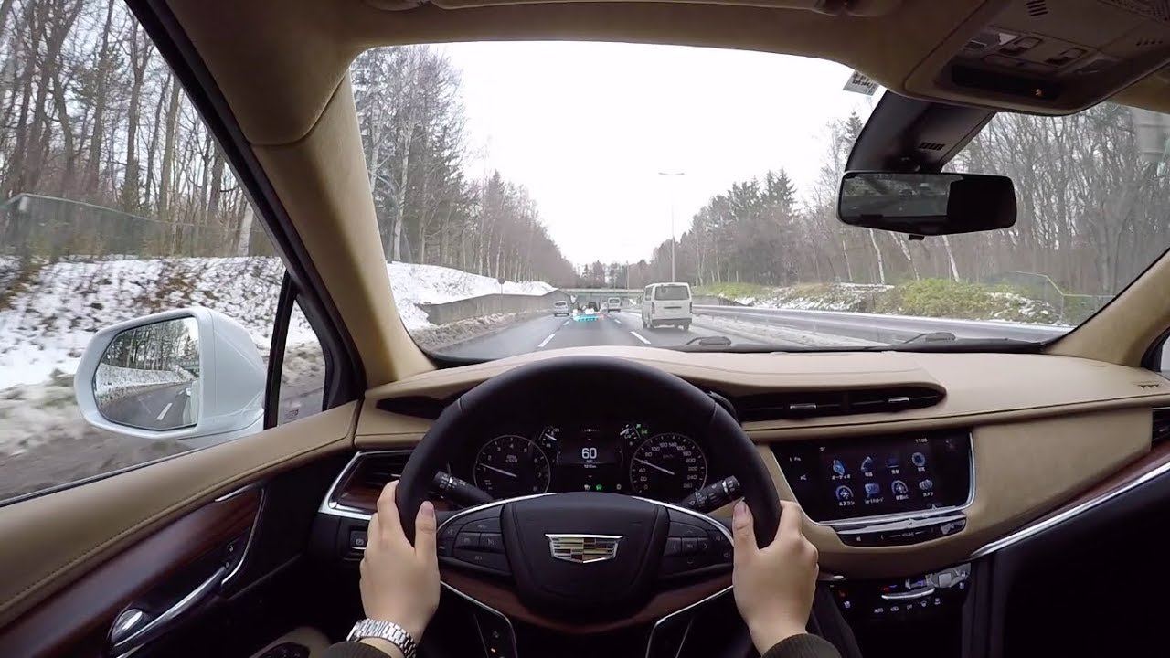 【Test Drive】2017/2018 New CADILLAC XT5 CROSSOVER Platinum AWD - POV City Drive