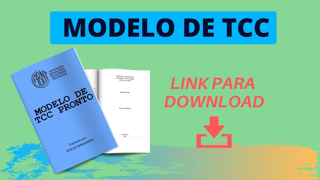 Modelo de TCC Pronto segundo a norma ABNT - Dispon&iacute;vel para Download