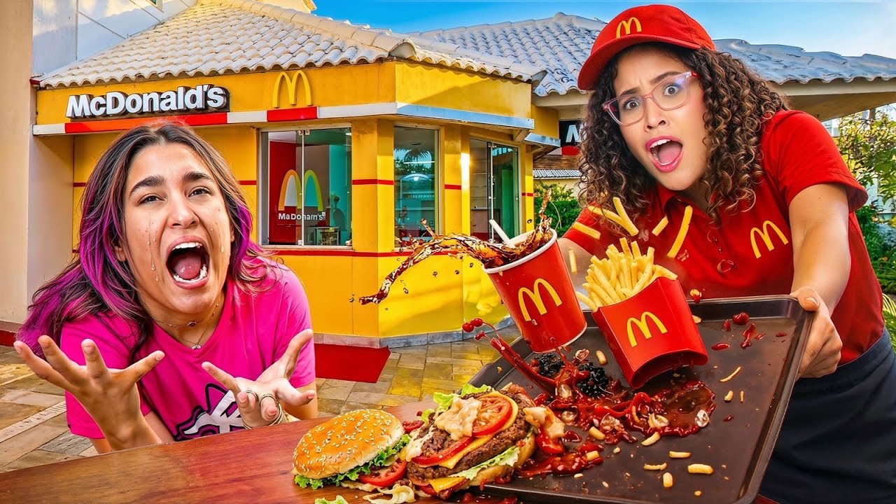 CONSTRUÍMOS UM MC DONALDS SECRETO NA MANSÃO!