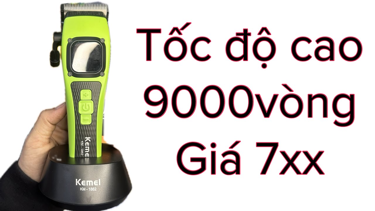Tông đơ Kemei 1862 tốc độ cao 9000vòng giá 7xx