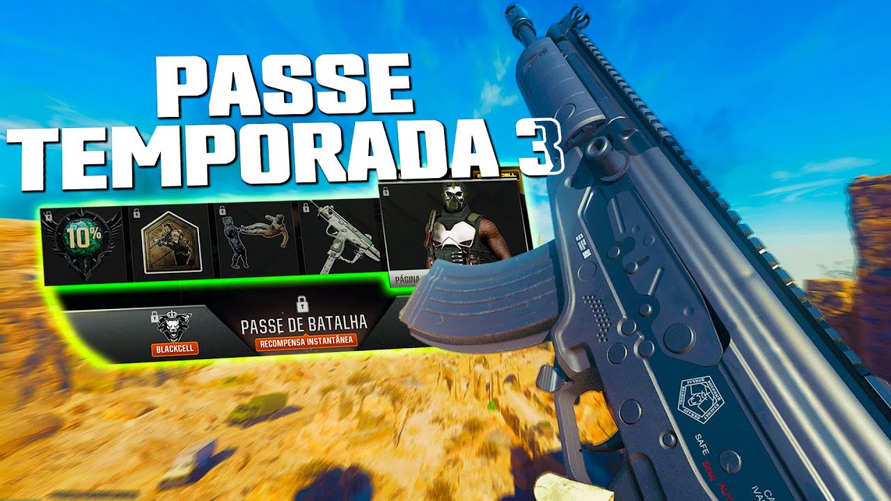 ROZE, HDR e AMAX de VOLTA no NOVO PASSE DE BATALHA do BO6 e WARZONE (SEASON 3)