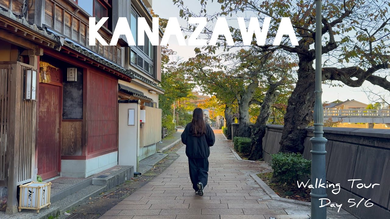 Exploring Kanazawa: Omicho Market, Scenic Walk, and Teahouse Visit #asmr #japan