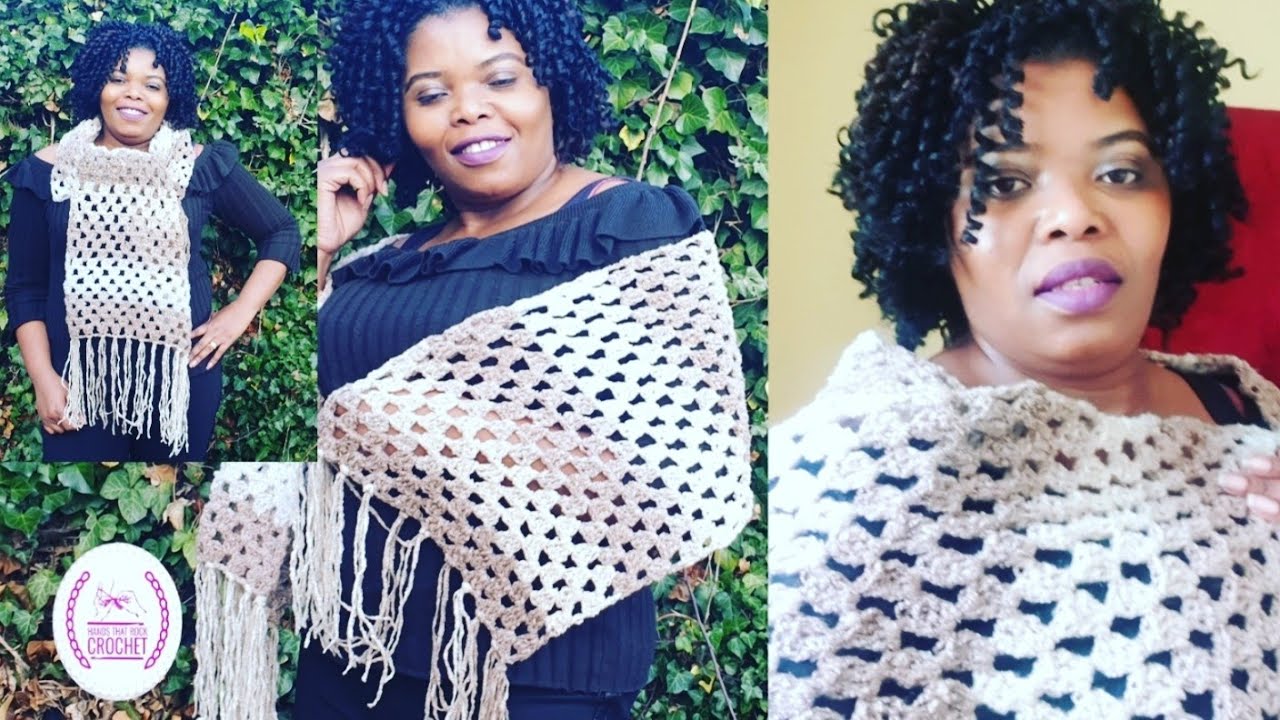Crochet Spring Wrap | Beginners | 💙 handsthatrockcrochet