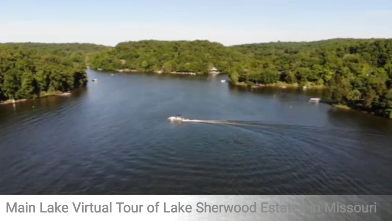 Virtual Tour of the Main Lake in Lake Sherwood Estates Warren County of Missouri
