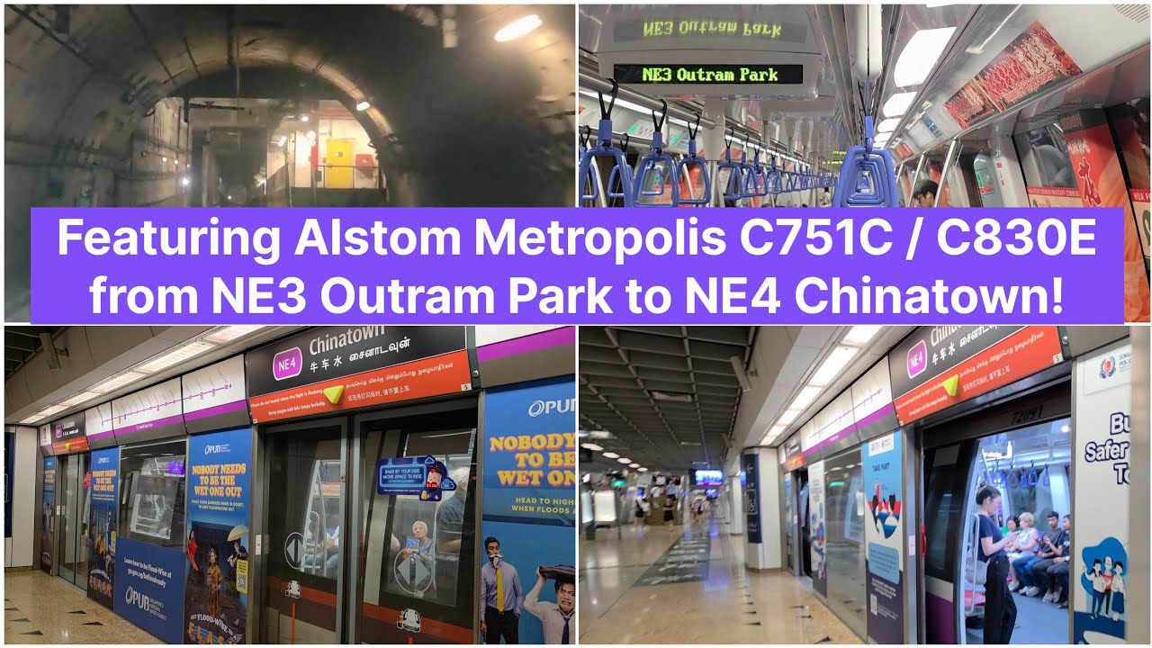 [2 Different Trains, Same Journey on the NEL] - Alstom Metropolis C751C/C830E on NE3 and NE4