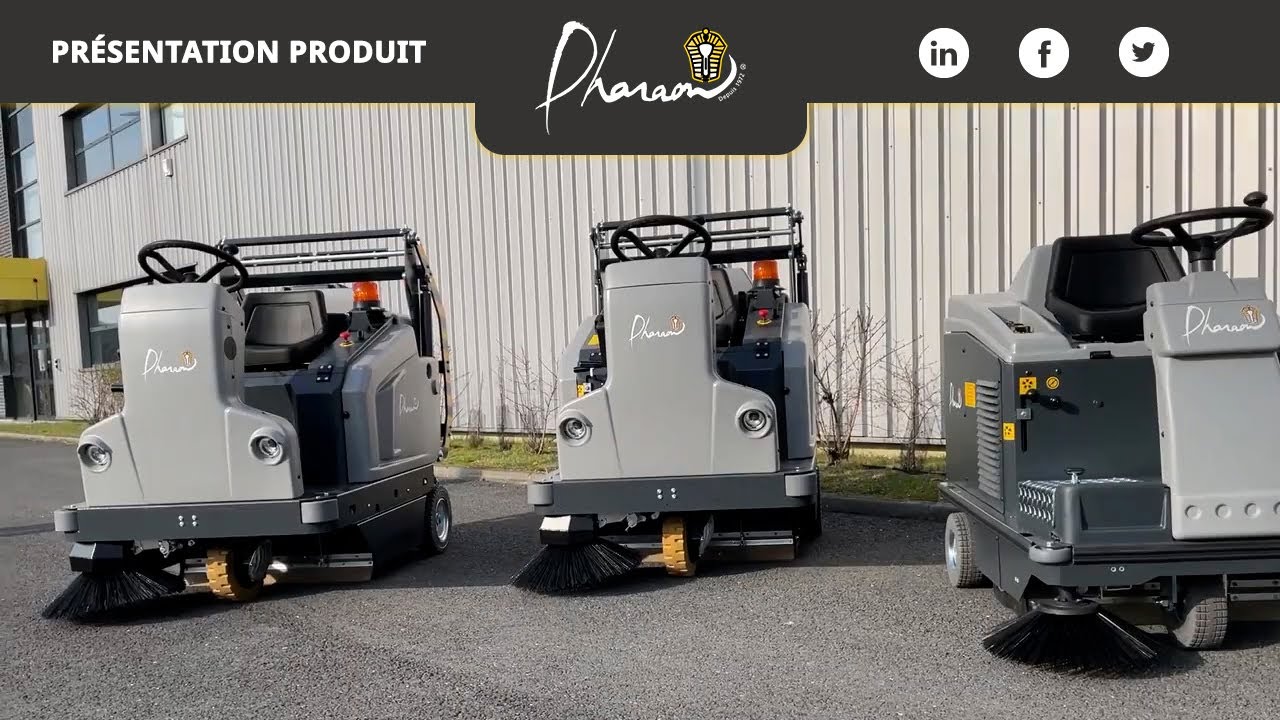La balayeuse autoportée ANUBIS 1300 Pharaon