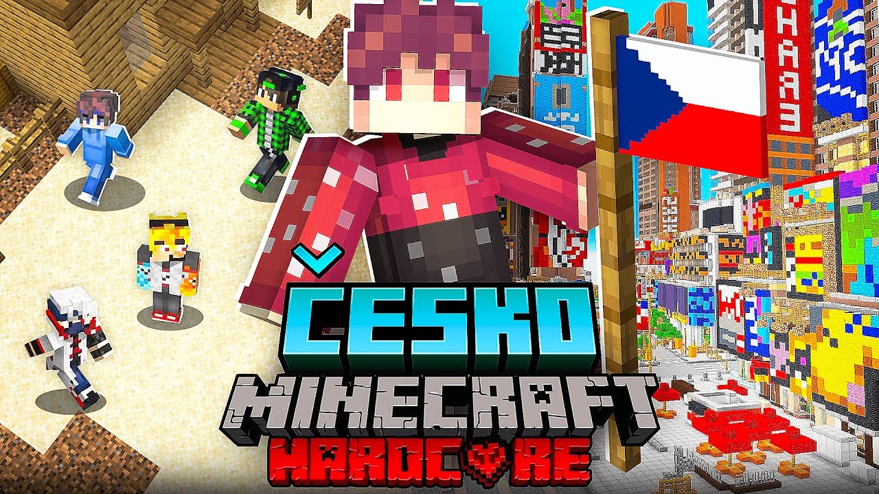 Přežil jsem 100 DNÍ v ČESKU! / Minecraft Hardcore