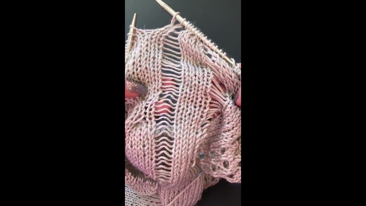 How to Drop Knit Stitches to Make Lace