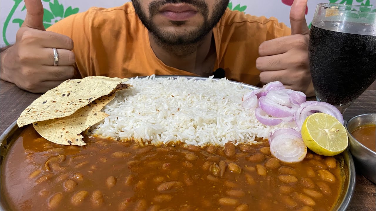 ASMR Eating Rajma Rice