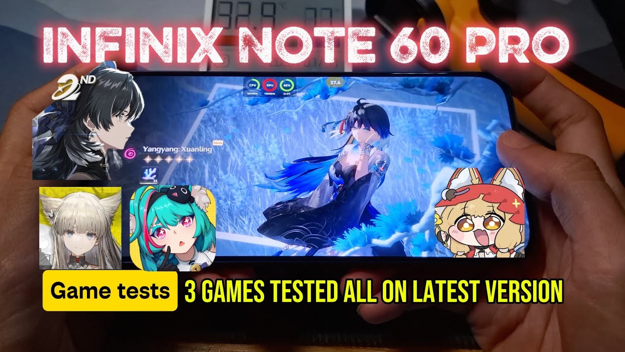 Infinix Note 60 Pro - Game tests, Should you buy ? (snapdragon 7s Gen 4, latest versions) 