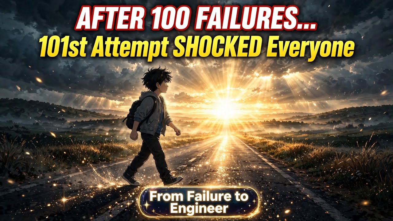 Failure to Success Story - The Power of Not Giving Up | Your 101st Attempt Could Change Your Life