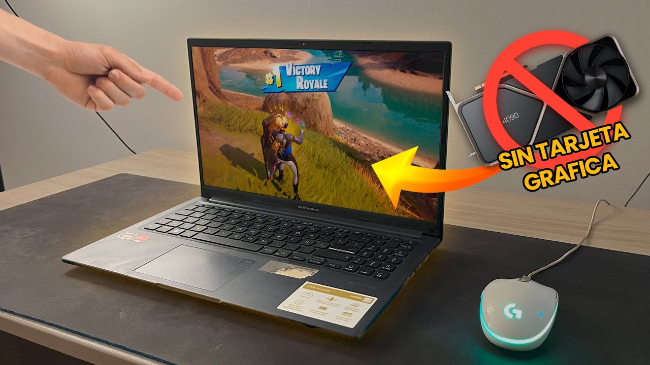 👉Así es Jugar Fortnite en Una Laptop de Bajos Recursos!! - Asus Vivobook 15 #fortnite