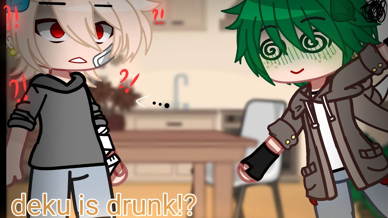Deku Is drunk!? // Bakudeku // older AU