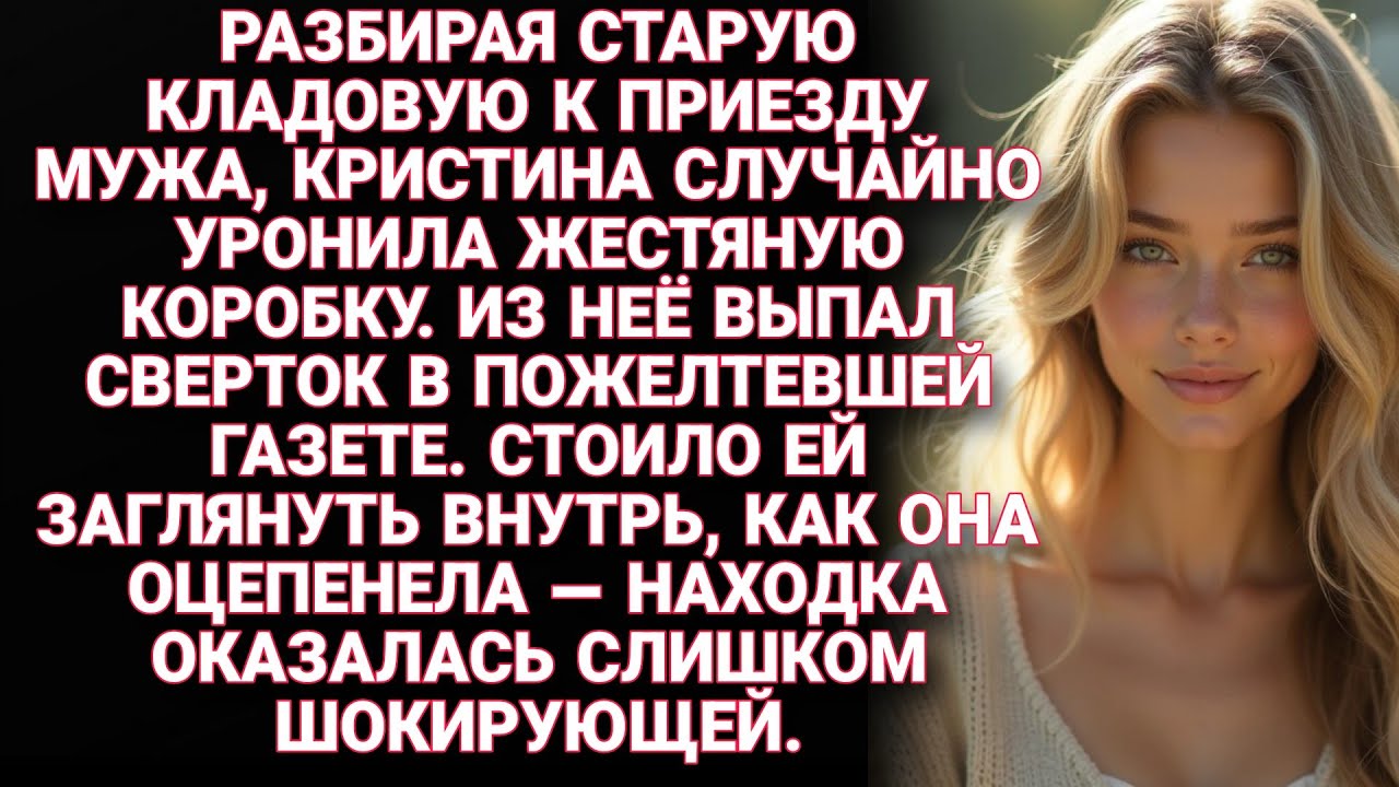 Кристина разбирала кладовую и уронила коробку. Увидев содержимое свертка, она в ужасе оцепенела.