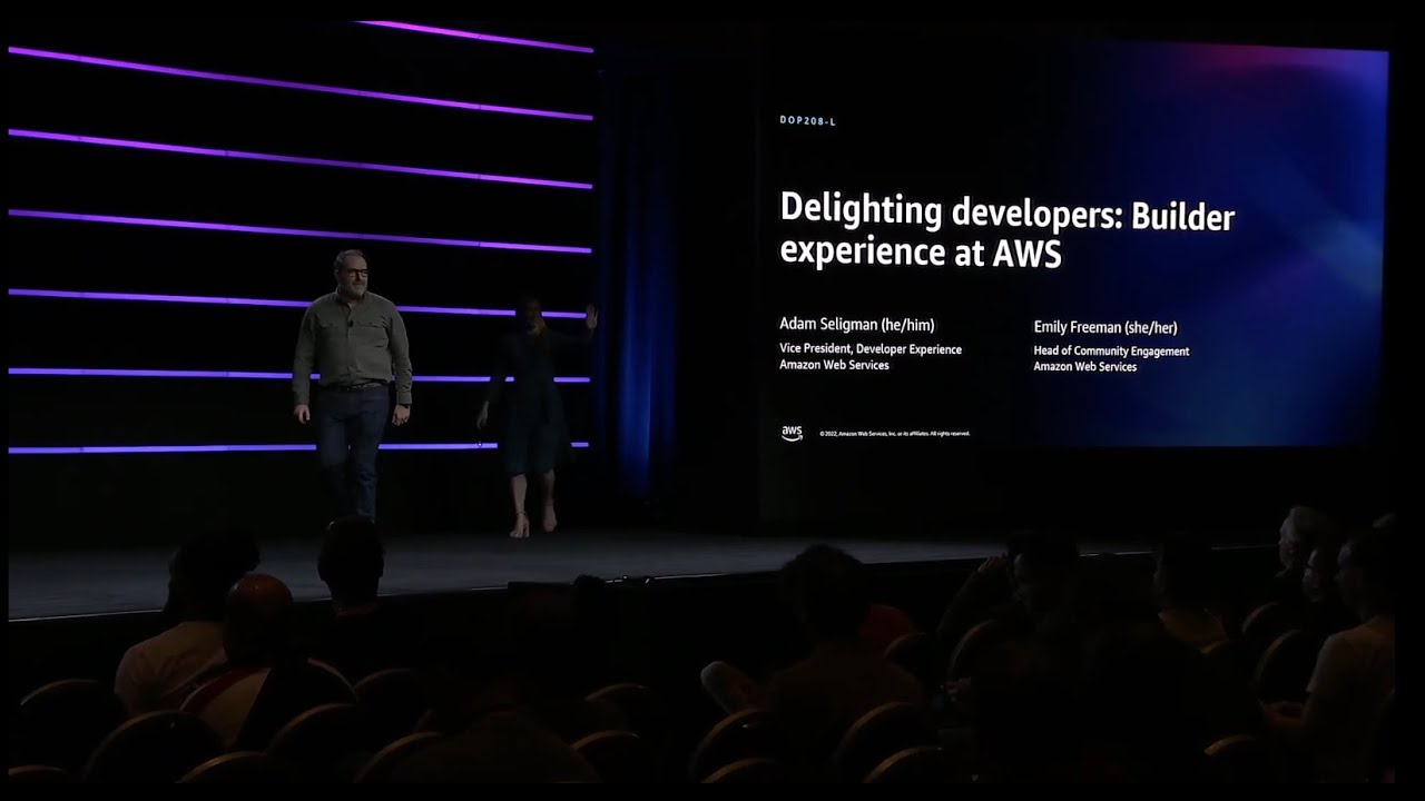 AWS re:Invent 2022 - Delighting developers: Builder experience at AWS (DOP208-L)