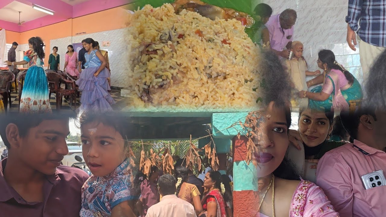 காது குத்து function 🥰🤩|ear piercing🥺#minivlog #vlog #diml #tamilvlog #mageesamandha 