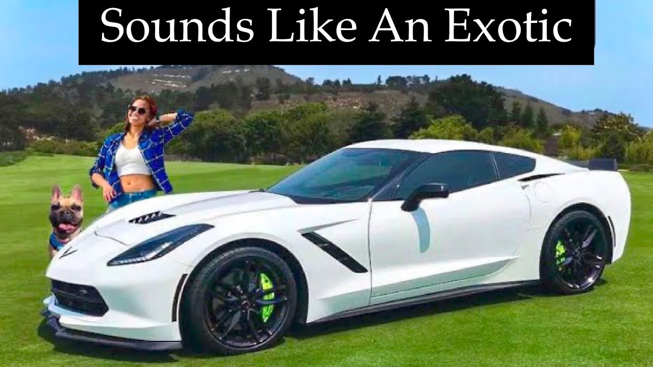 C7 Corvette Stingray with Corsa Exhaust Sounds Insanely Good! Corsa Extreme Muffler and X-Pipe
