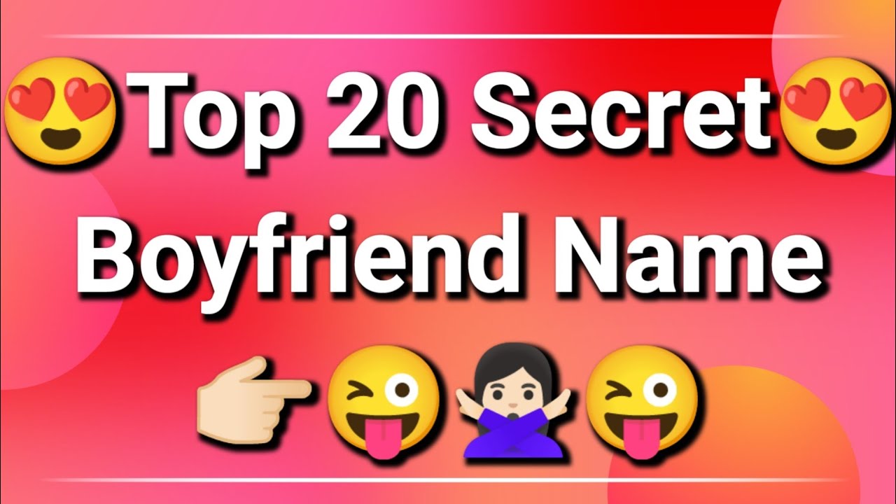 🤣Top 20 Secret Name 🎀Call To My Boyfriend💯⁉️ | Apane Boyfriend 🥰Ko Kis Name Se Pukare‼️