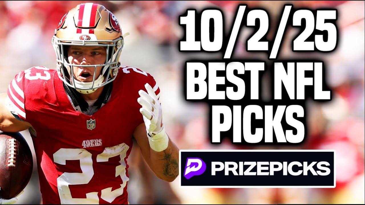 NFL PRIZEPICKS TODAY | 6 BEST PROP PICKS | THURSDAY | 10/02/25 | BEST PROPS | NFL BETTING |