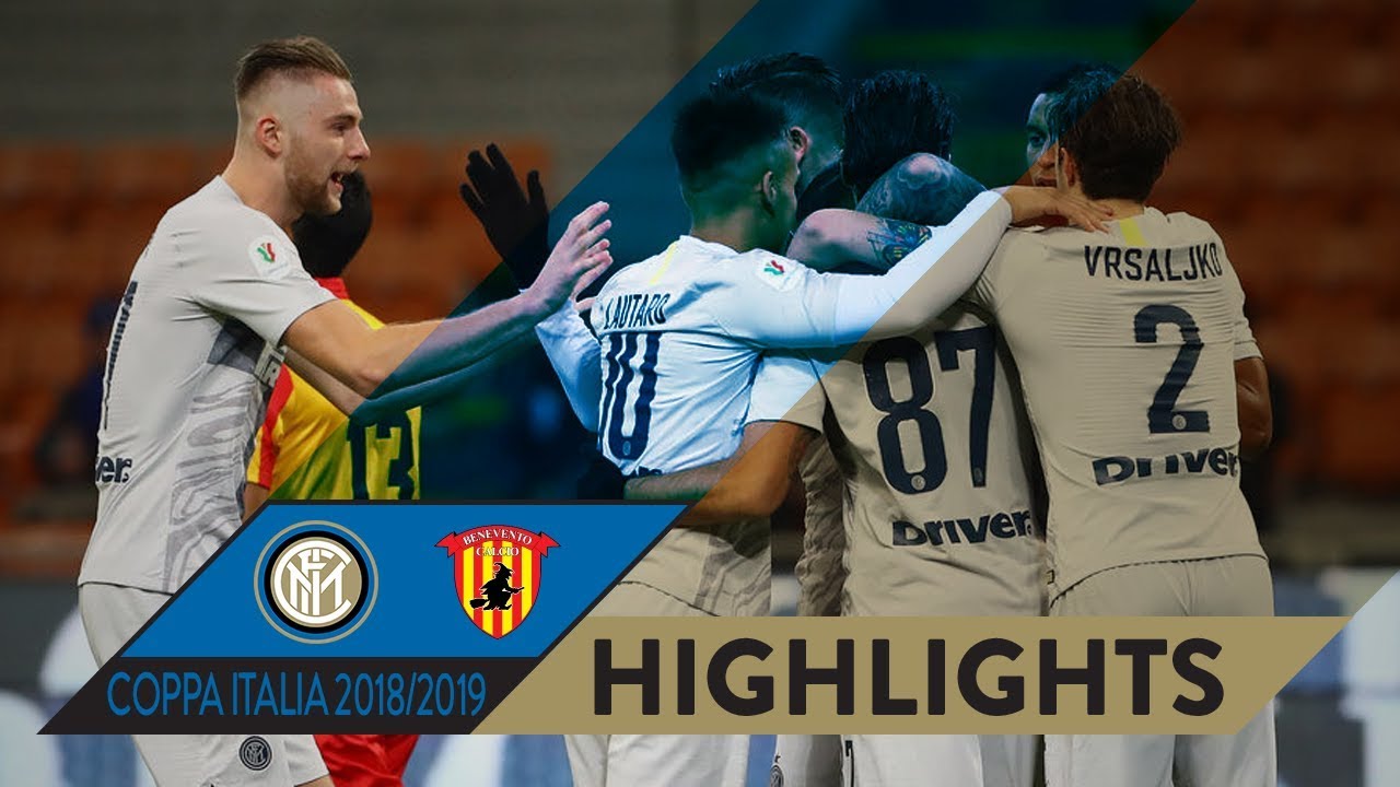 INTER 6-2 BENEVENTO | HIGHLIGHTS | Goals galore at San Siro! | 2018/19 Coppa Italia Round of 16