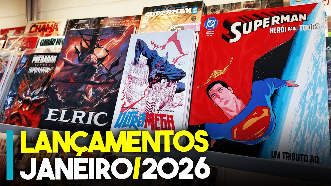 QUADRINHOS DE JANEIRO DE 2026 | Chegou na Comic Shop