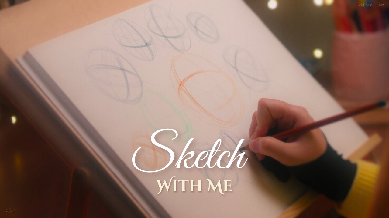 ✏️ Drawing SPHERES with colored pencils