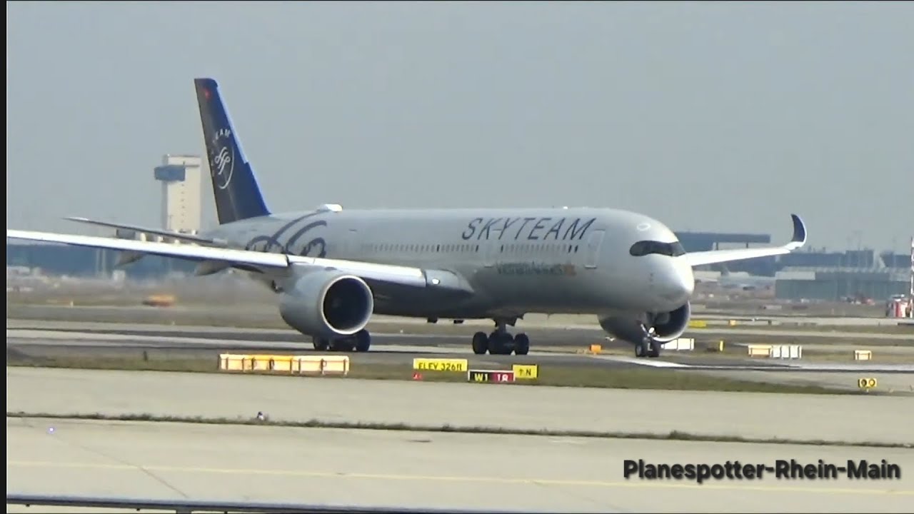 Zum ersten mal in Frankfurt! Airbus A350 der Vietnam Airlines in der SKYTEAM livery✈️ #aviation