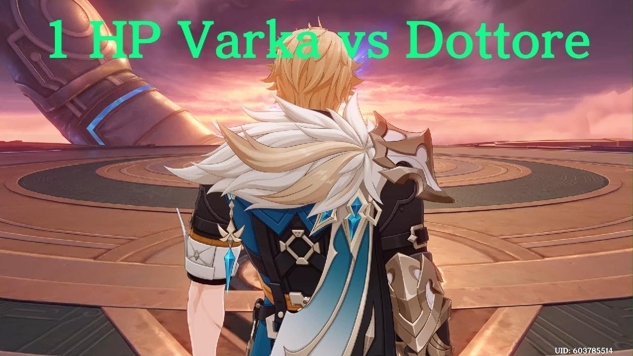 1 HP Varka vs Dottore | Genshin Impact