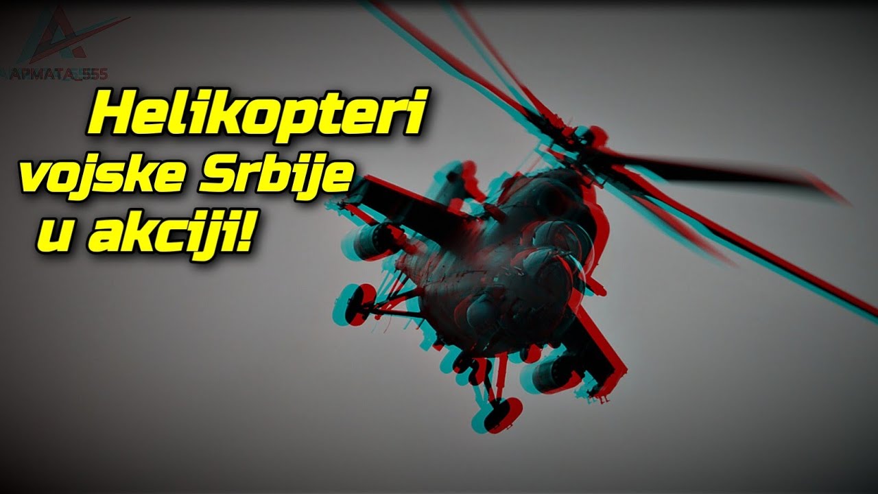 Helikopterske jedinice ratnog vazduhoplovsta vojske Srbije u akciji! Prikaz vežbe iz Niša.