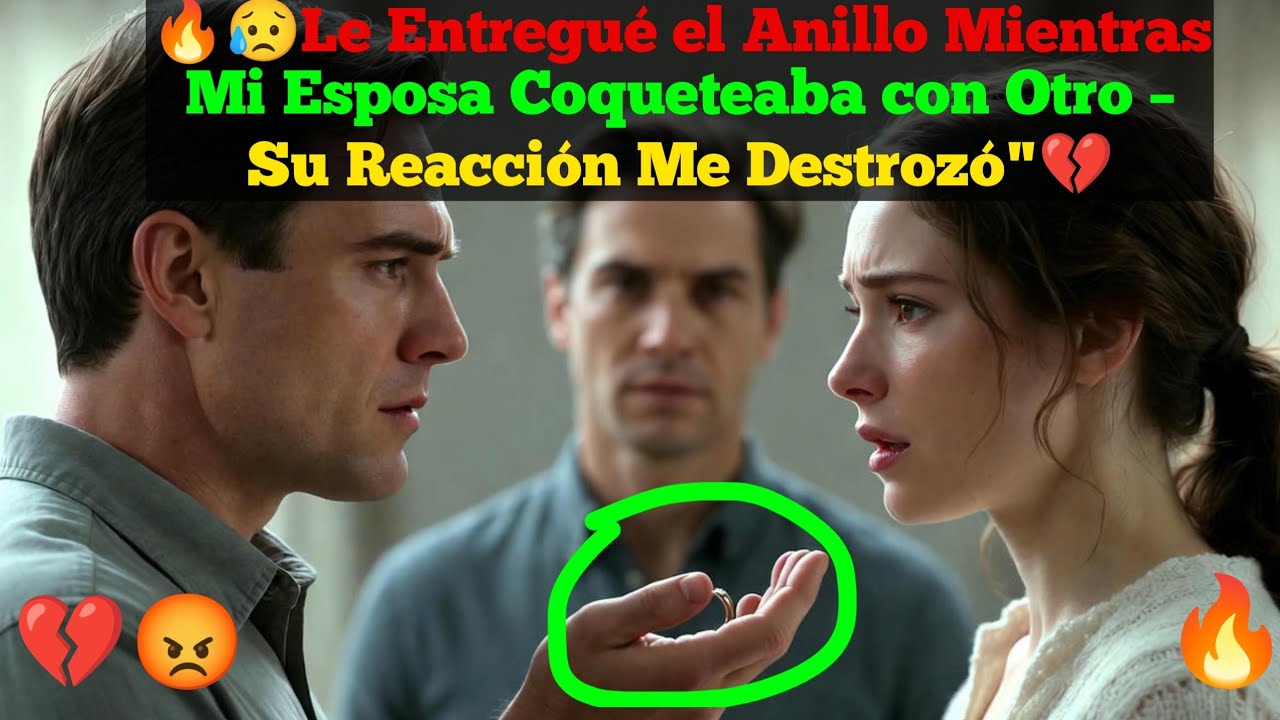 💔Le Entregué el Anillo Mientras Mi Esposa Coqueteaba con Otro – Su Reacción Me Destrozó